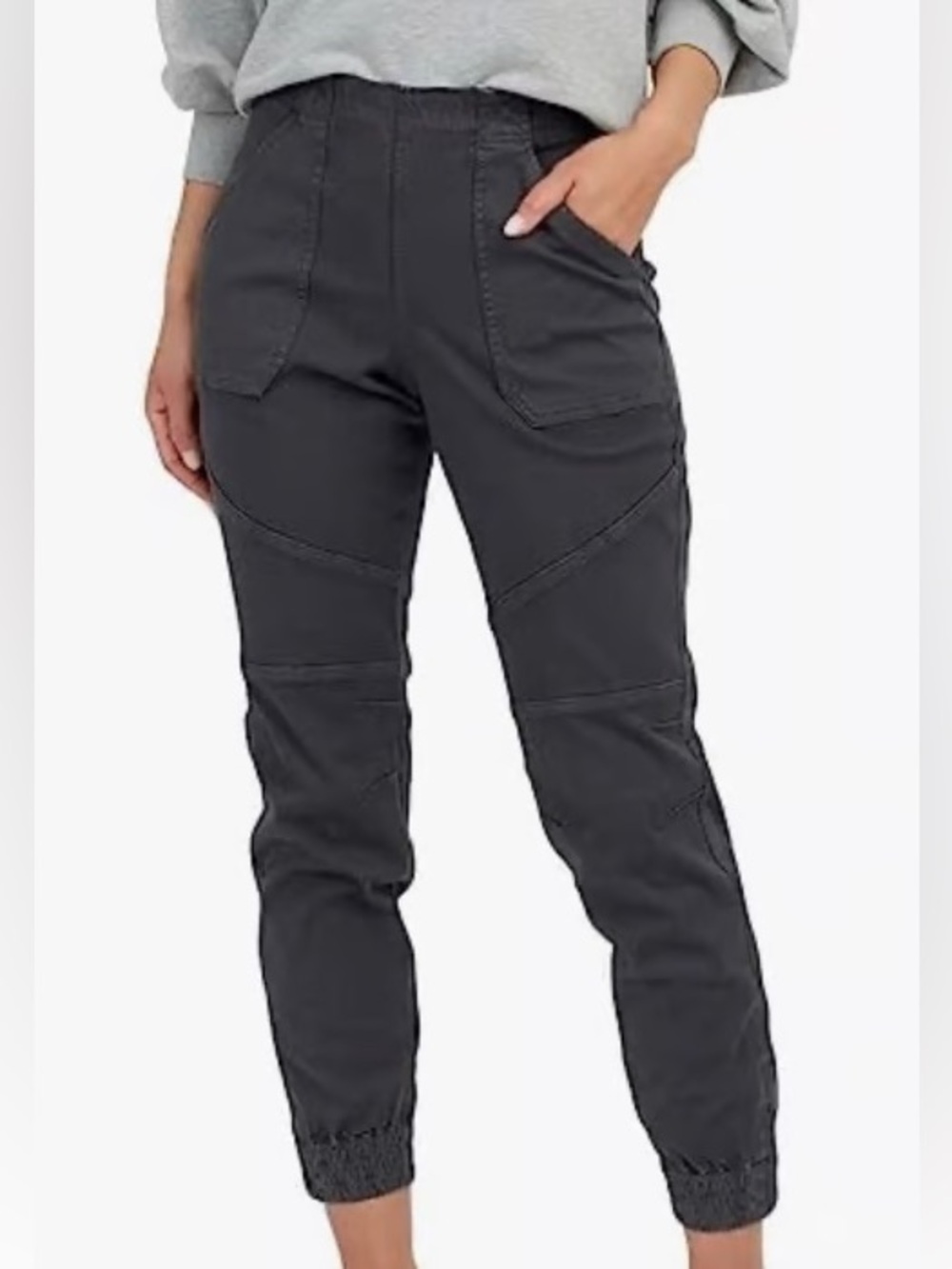 SPANX Black Utility Jogger Pants